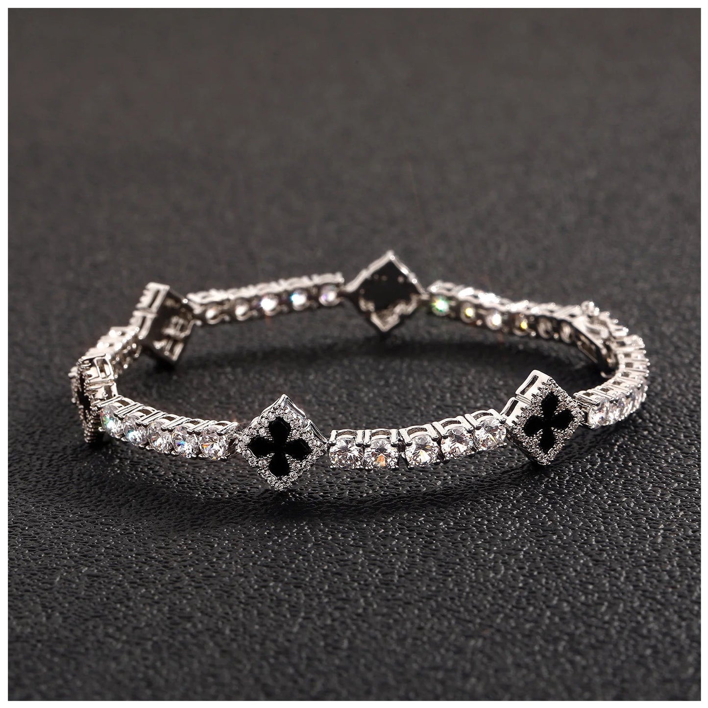 ICED OUT "BLACK CLOVER TENNIS V2" ARMBAND