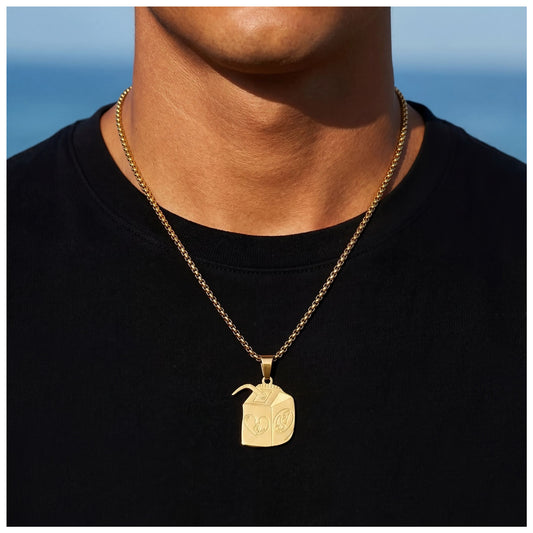 EDELSTAHL "GOLD JUICE 999" KETTE - ICERAIN JEWELRY
