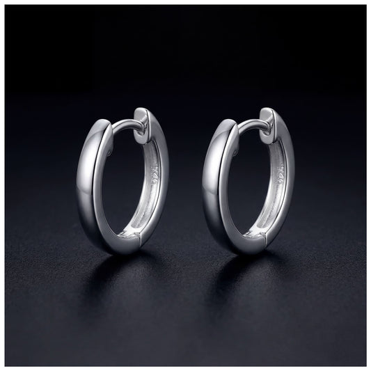 925S SILVER "SMALL CIRCLE" OHRRINGE - ICERAIN JEWELRY