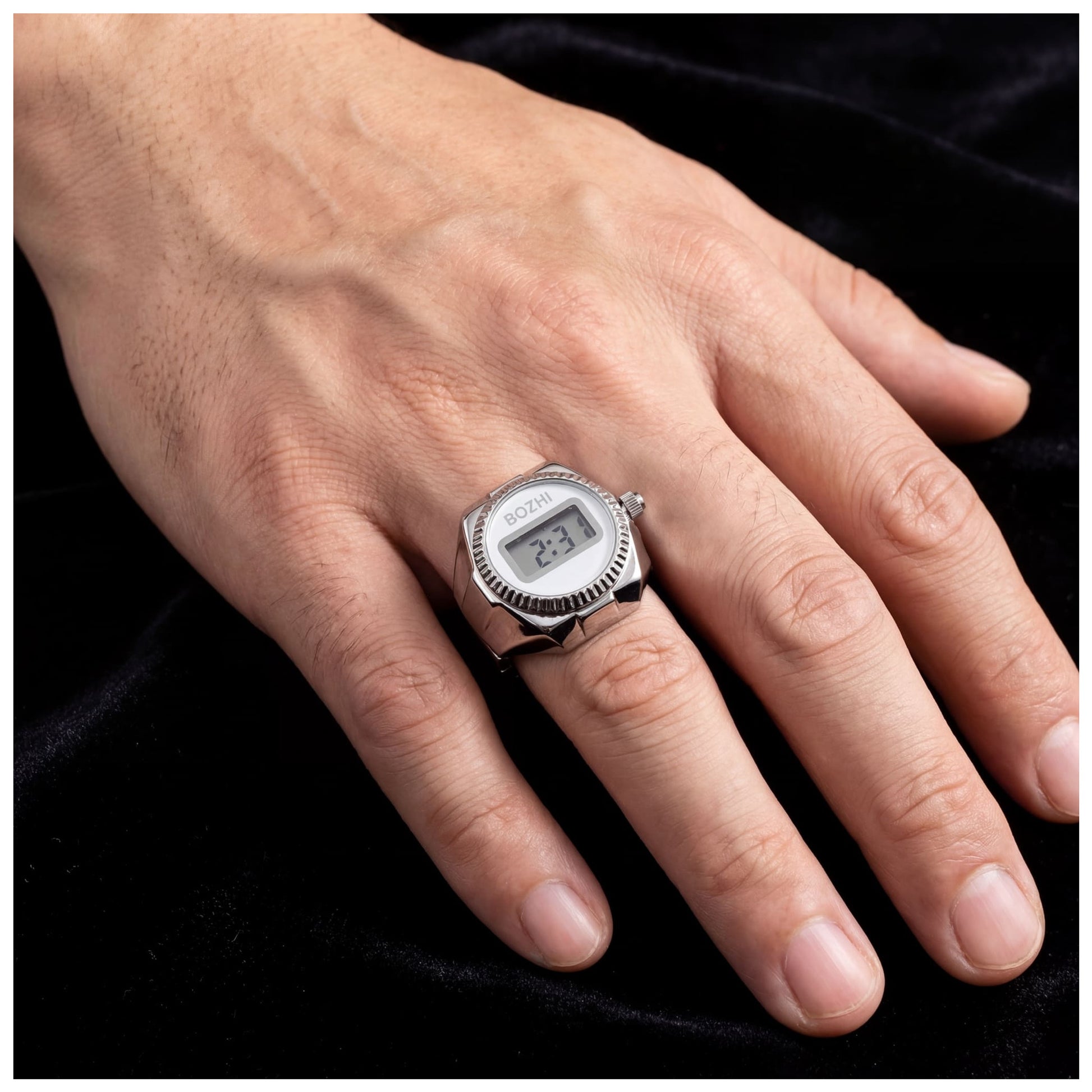 EDELSTAHL "OROLOGIO" RING - ICERAIN JEWELRY