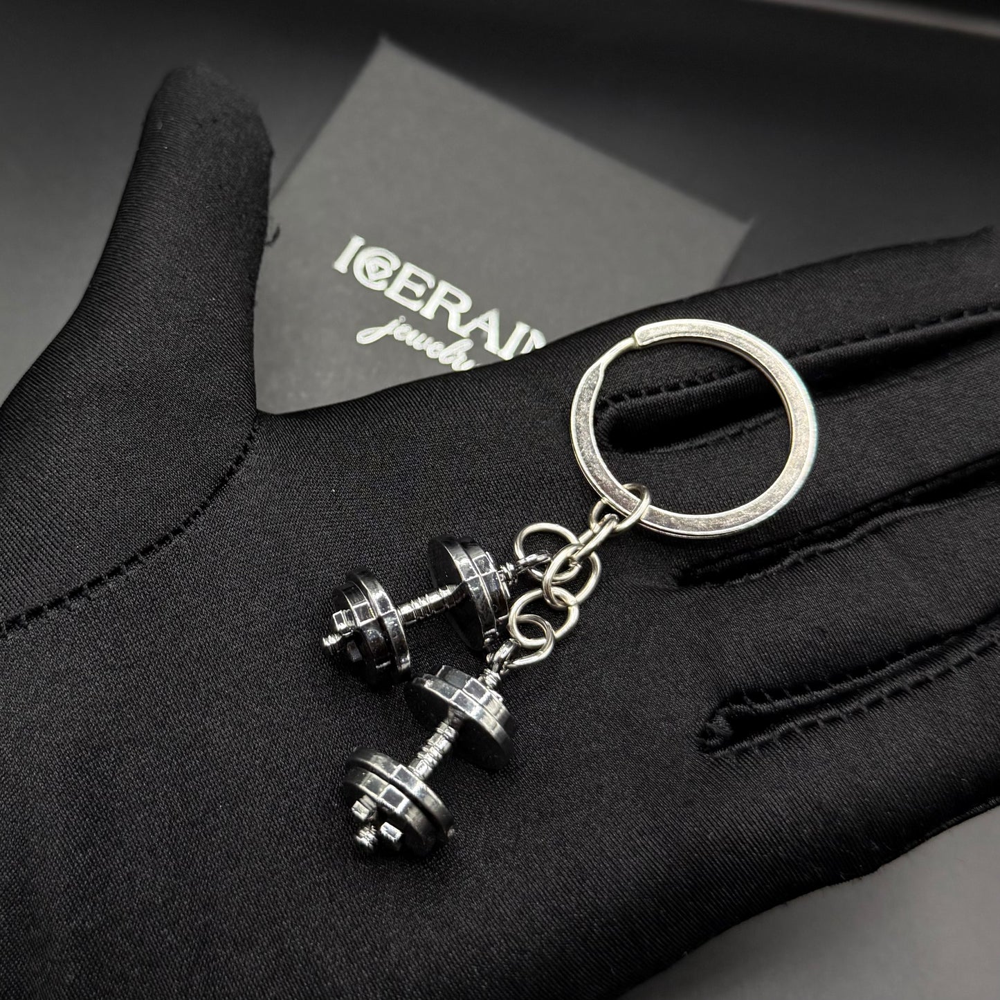 EDELSTAHL "GYM" SCHLÜSSELANHÄNGER - ICERAIN JEWELRY