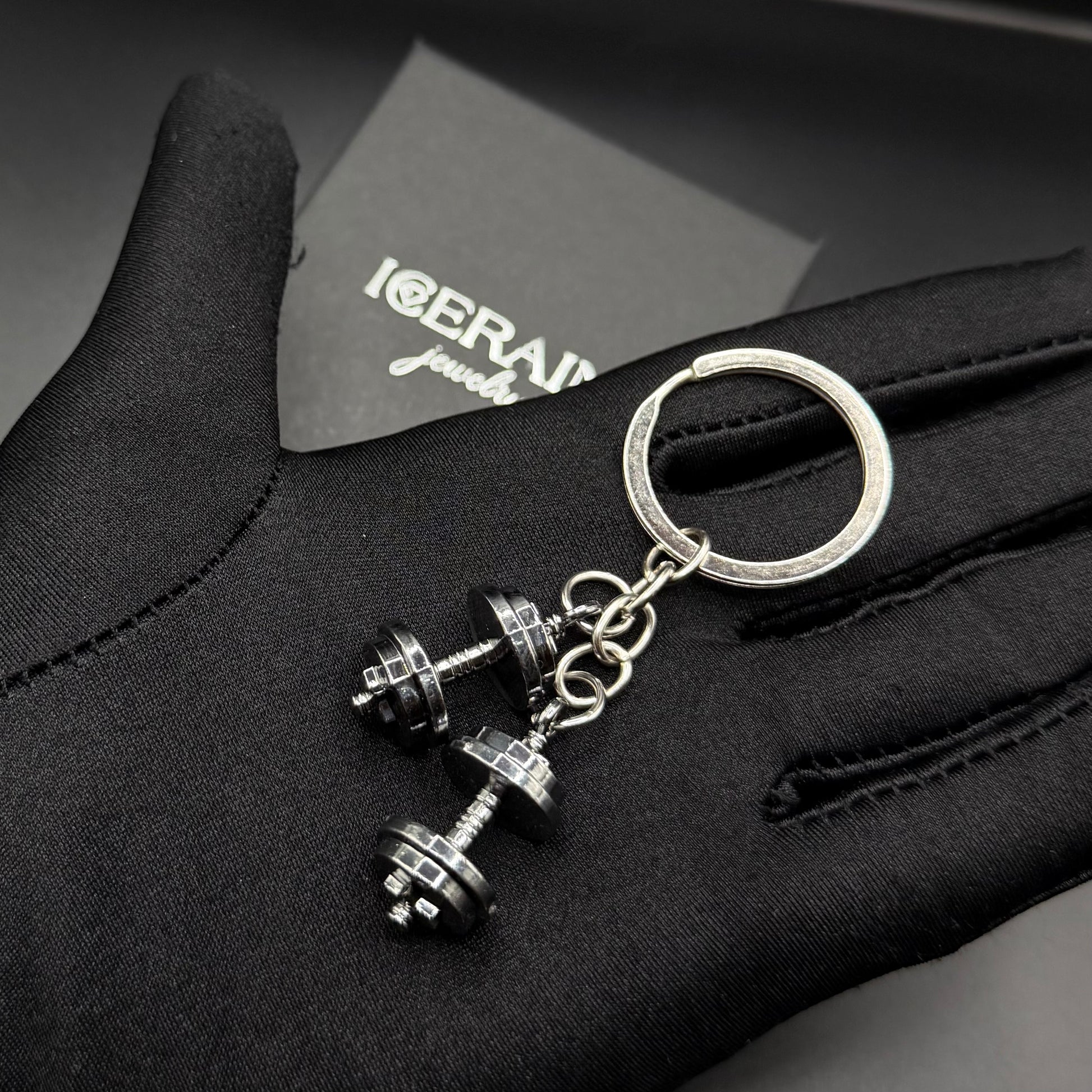 EDELSTAHL "GYM" SCHLÜSSELANHÄNGER - ICERAIN JEWELRY