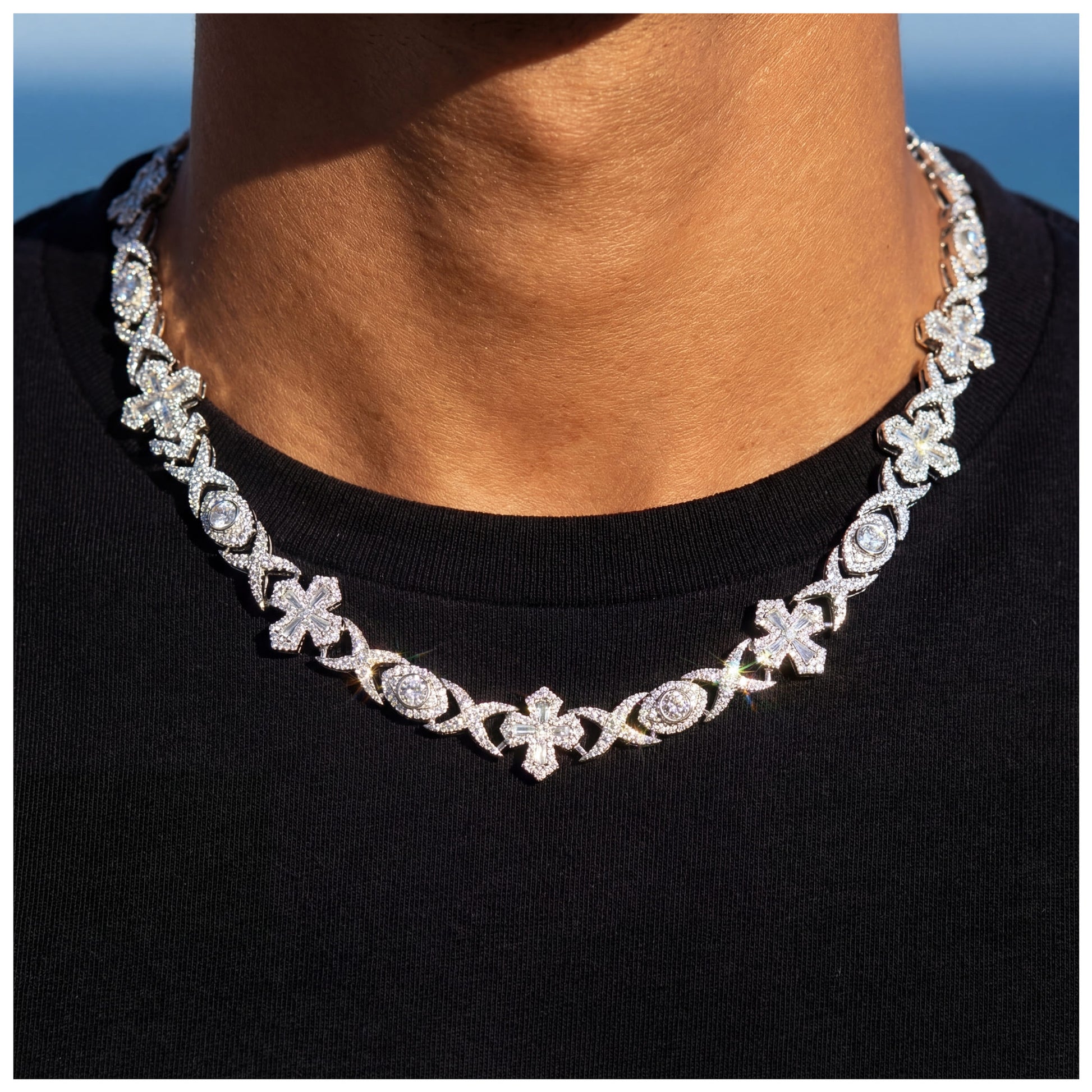 ICED OUT 10MM "COLLABO" KETTE - ICERAIN JEWELRY