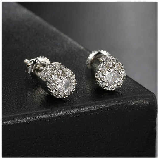 ICED OUT "FRANKO" OHRRINGE - ICERAIN JEWELRY