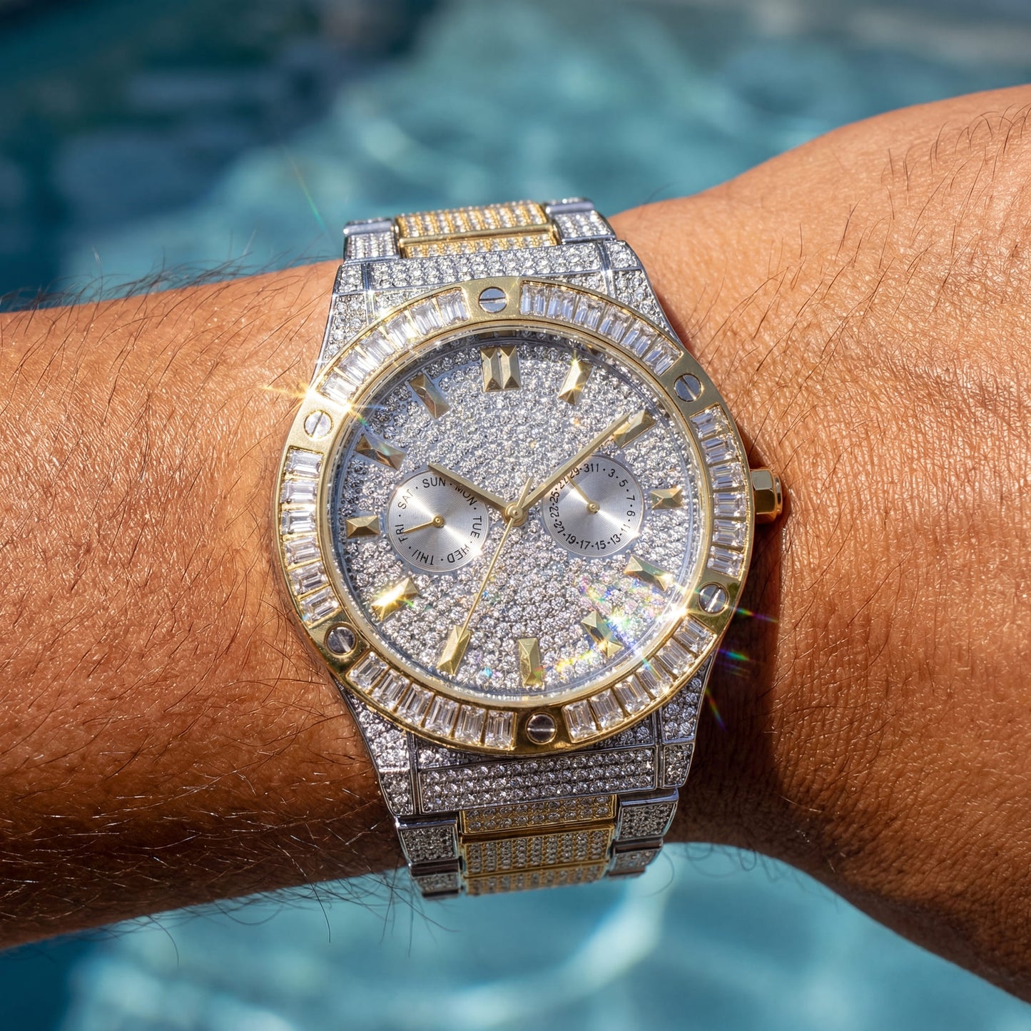 ICED OUT "MACORE" UHR - ICERAIN JEWELRY