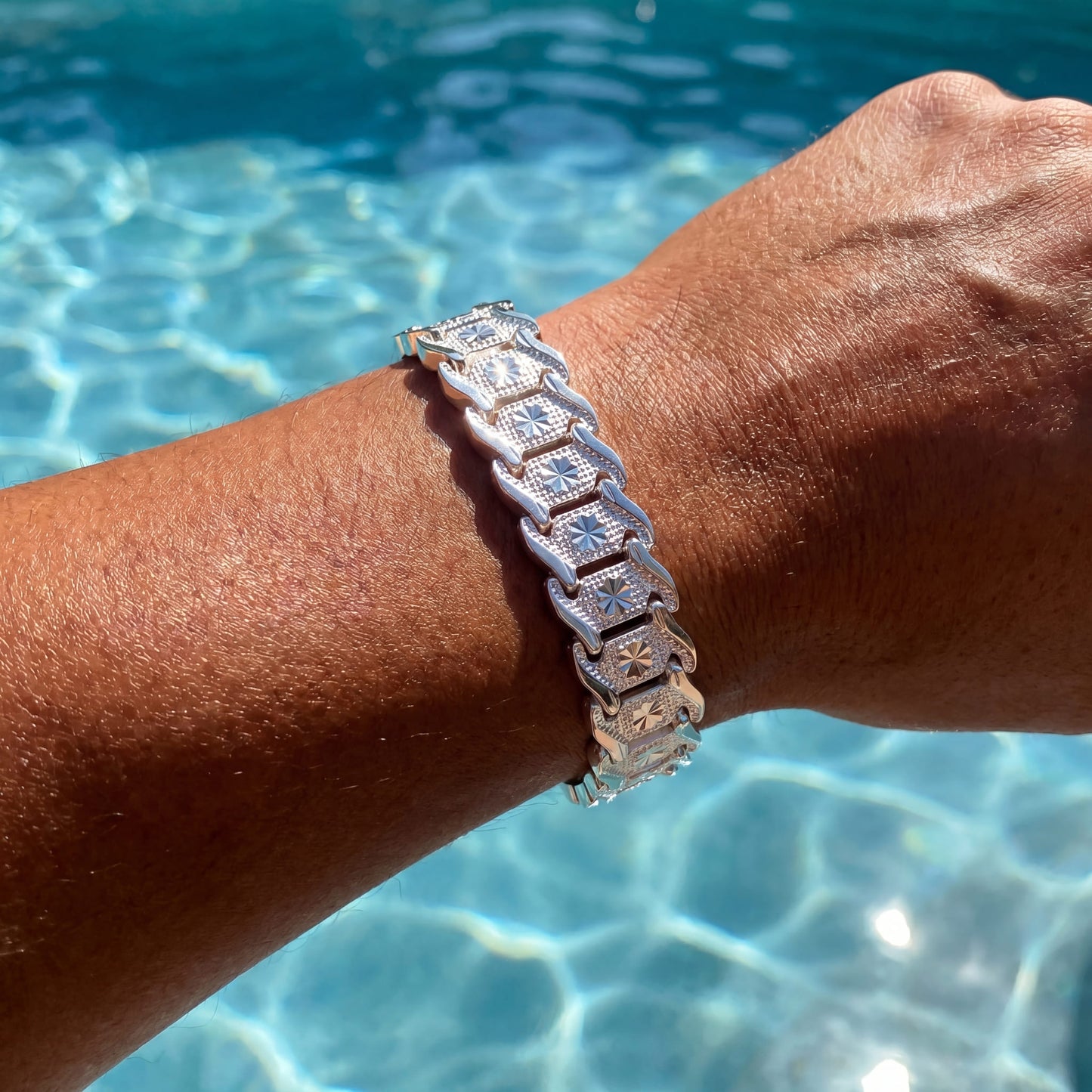 925S SILVER "SCALLONI" ARMBAND - ICERAIN JEWELRY