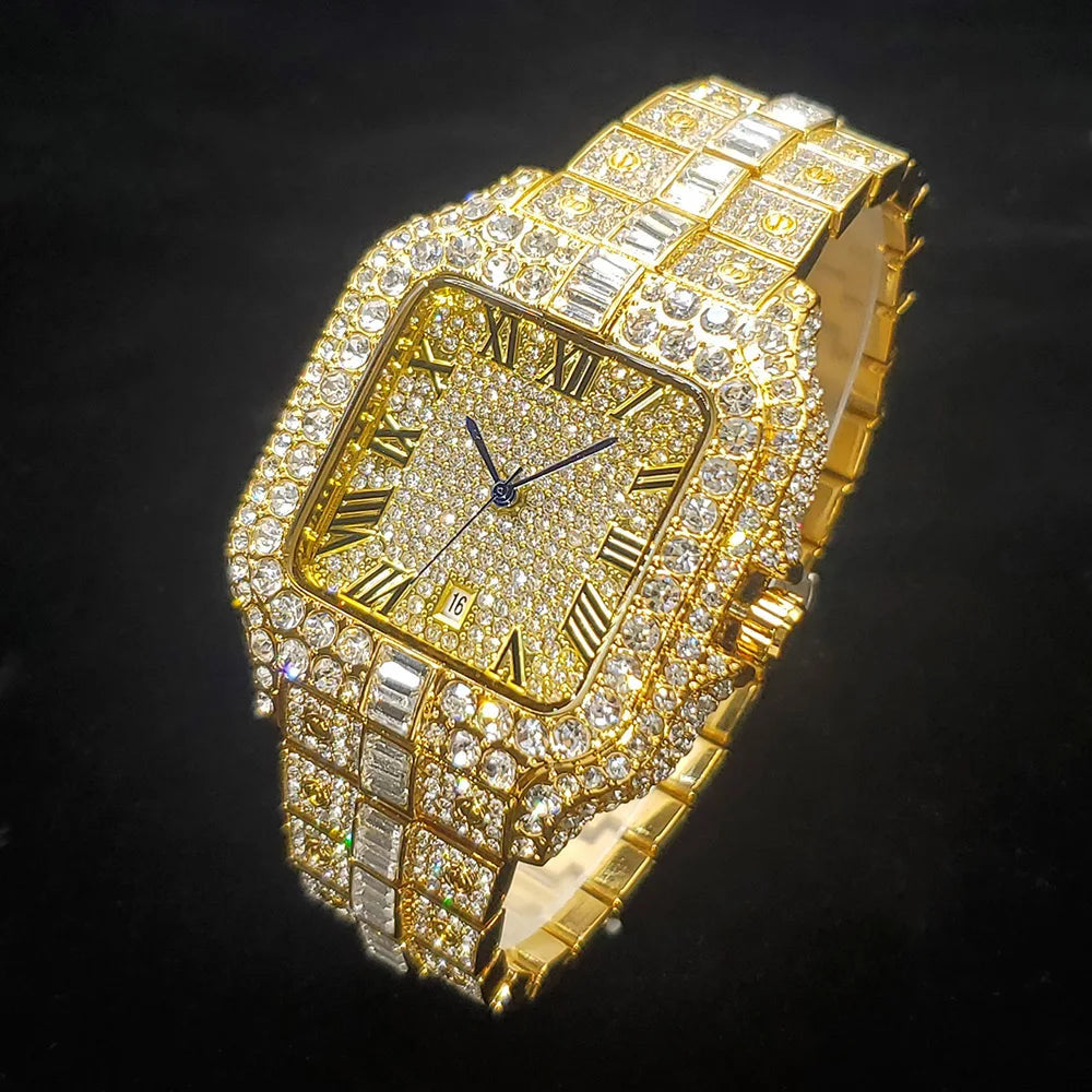 ICED OUT "PIAZZA V5" UHR - ICERAIN JEWELRY