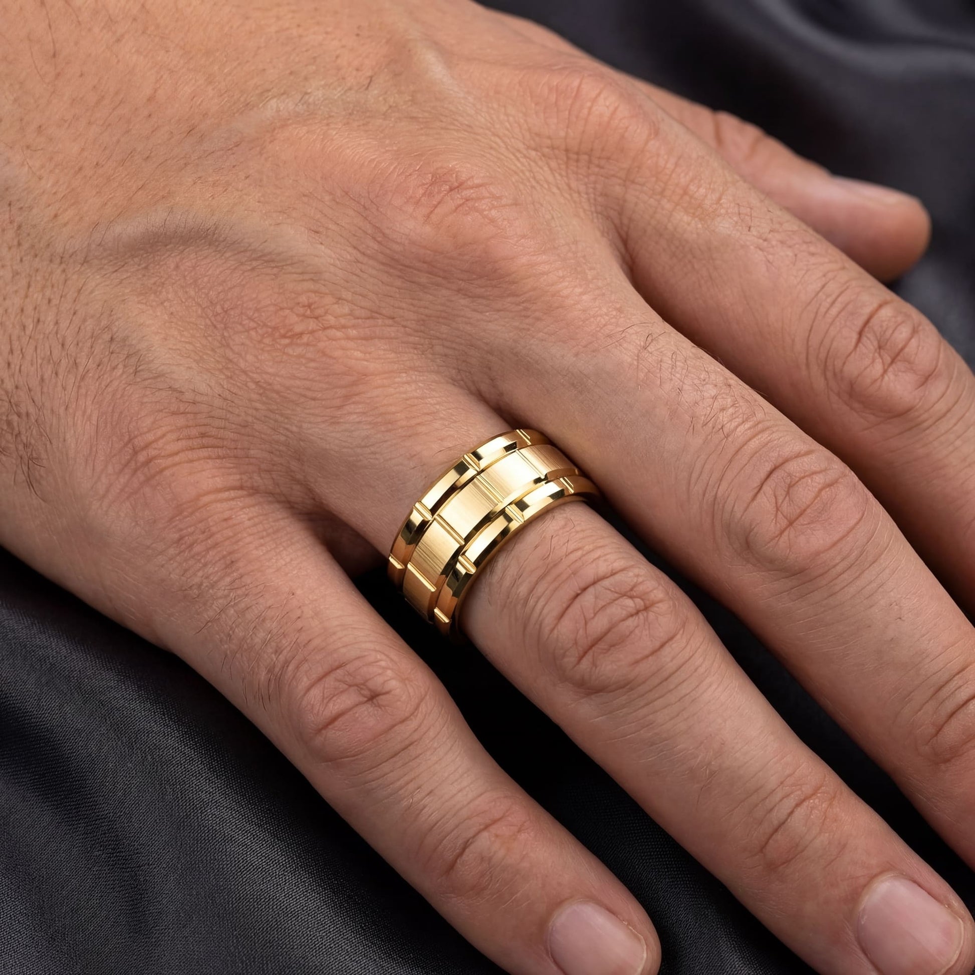 EDELSTAHL "PATTA" RING - ICERAIN JEWELRY