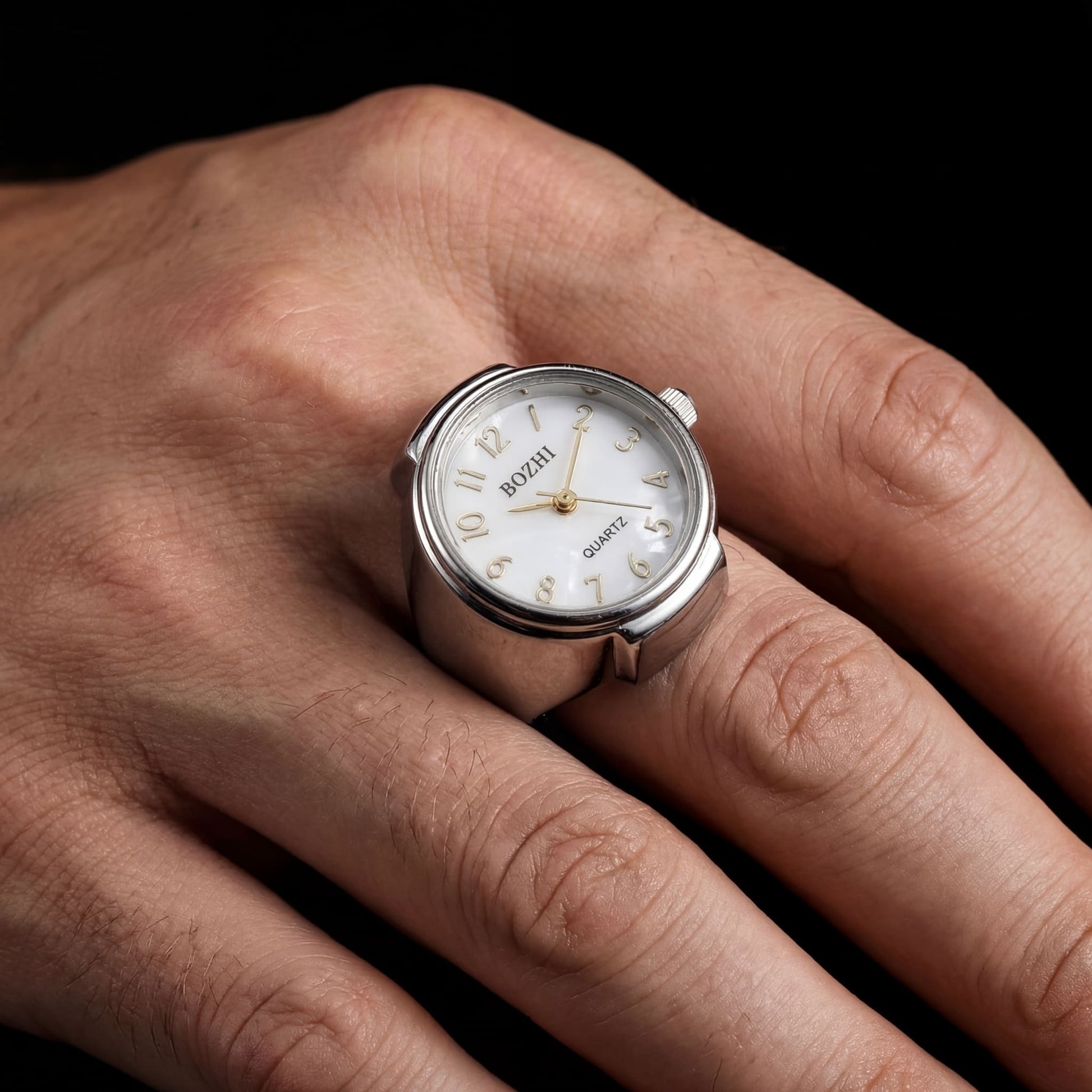 EDELSTAHL "OROLOGIO V2" RING - ICERAIN JEWELRY