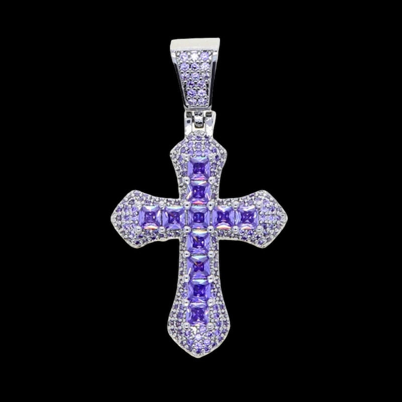 Luxus Iced Out "Cross" Kette