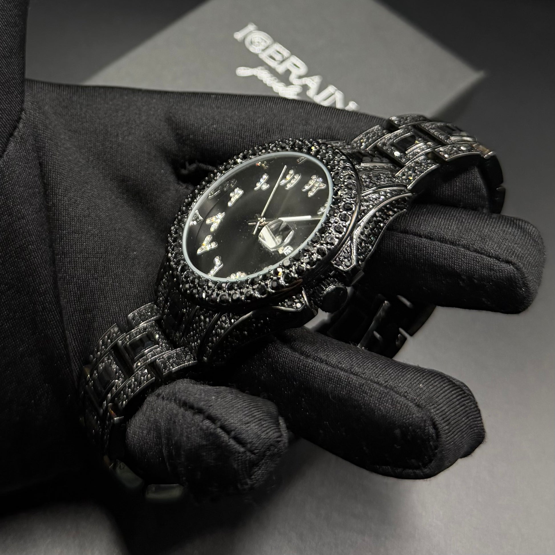 SALE | ICED OUT "BLACK ARABIC" UHR - ICERAIN JEWELRY