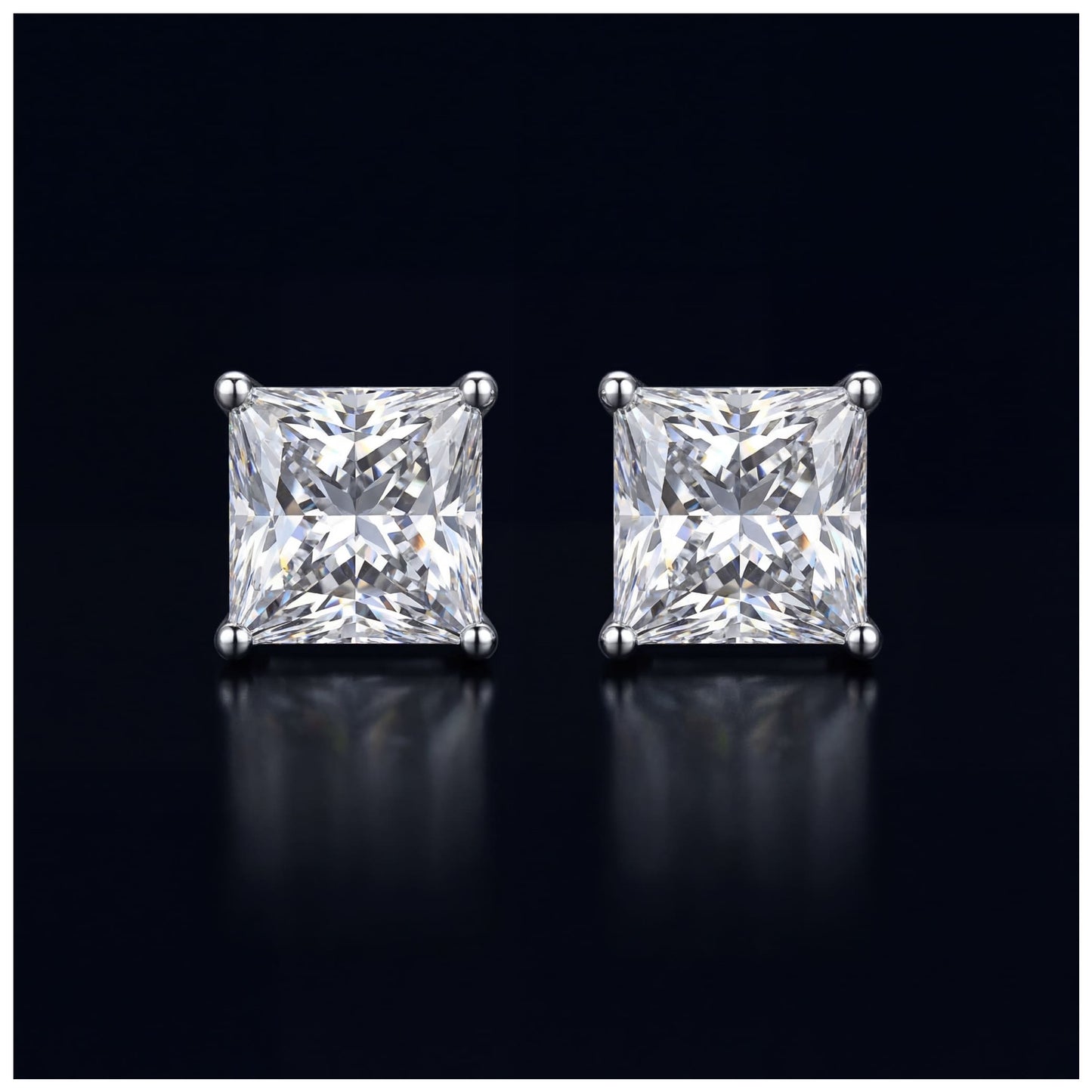 ICED OUT "SILVERSTAR" OHRRINGE - ICERAIN JEWELRY