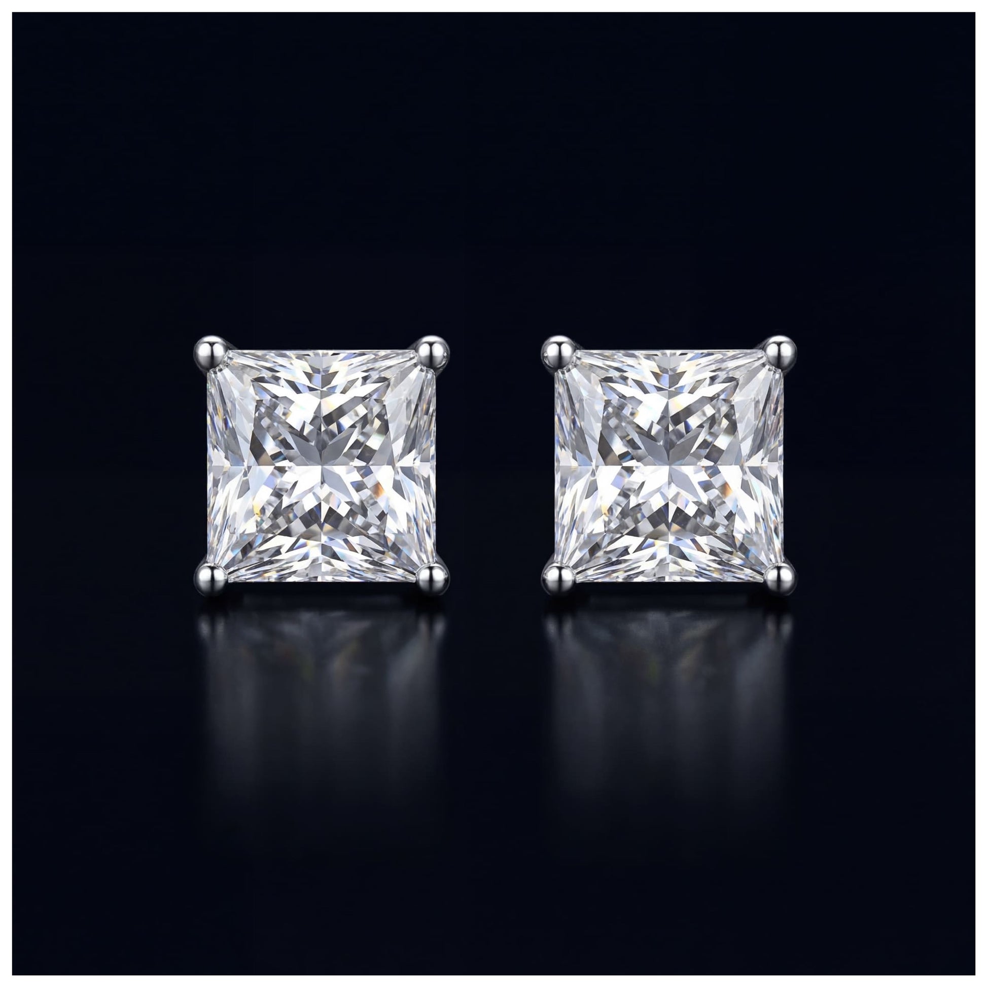 ICED OUT "SILVERSTAR" OHRRINGE - ICERAIN JEWELRY