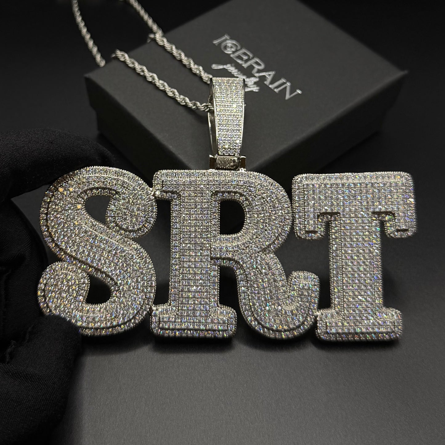 PERSONALISIERTE ICED OUT "FLEDYR" KETTE - ICERAIN JEWELRY