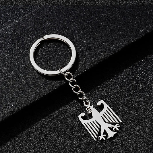 EDELSTAHL "GERMANY V2" SCHLÜSSELANHÄNGER - ICERAIN JEWELRY