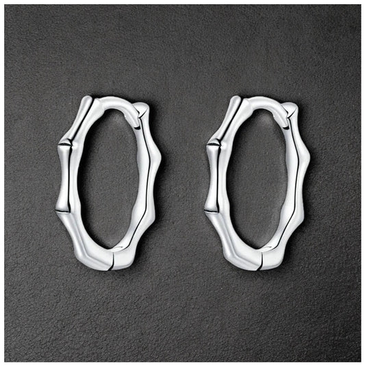 925S SILVER "AUTHENTIC" OHRRINGE - ICERAIN JEWELRY