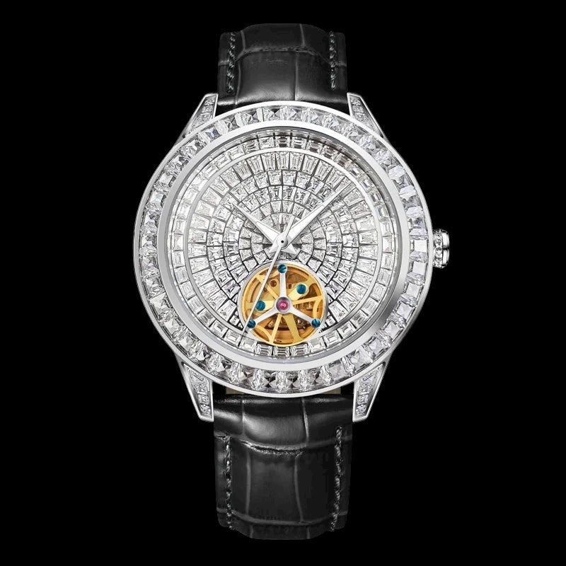 ICED OUT AUTOMATIK "FACE" UHR - ICERAIN JEWELRY