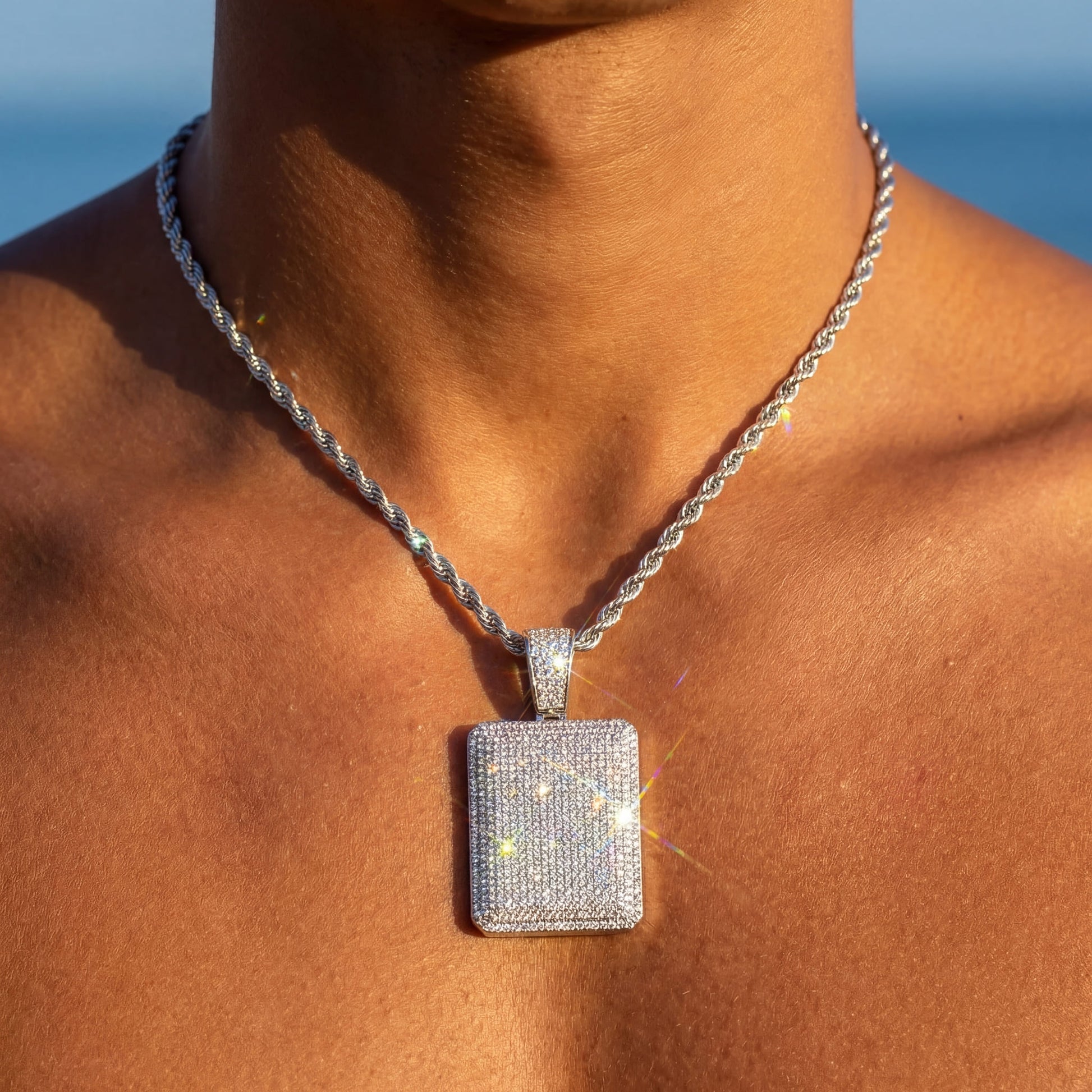 ICED OUT "SQUARE" KETTE - ICERAIN JEWELRY