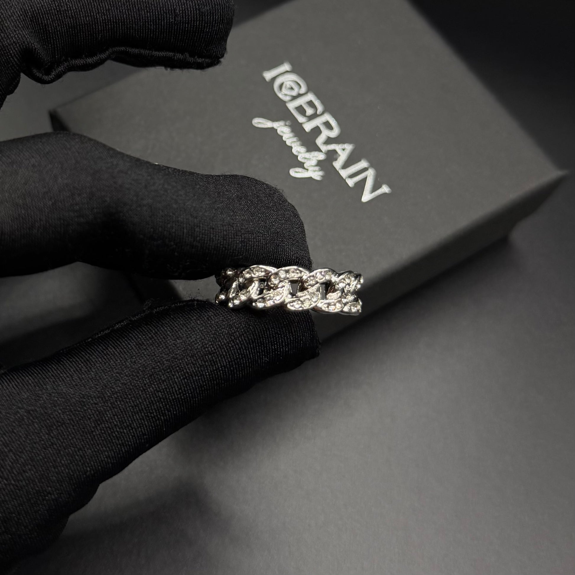 ICED OUT "SILVER CUBAN" RING - ICERAIN JEWELRY