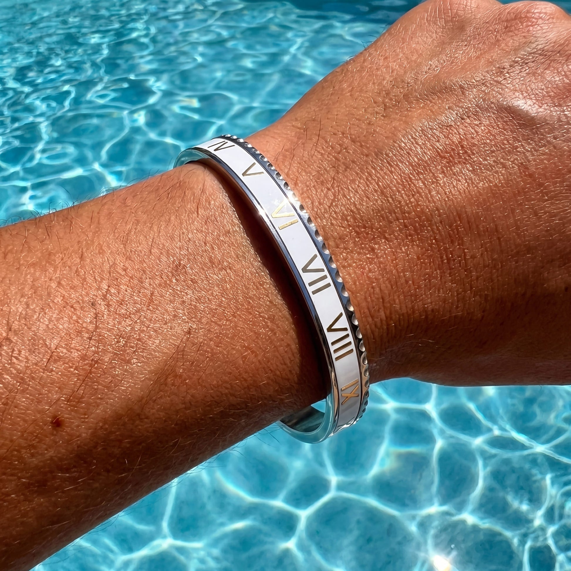 EDELSTAHL "ROMA" ARMREIF - ICERAIN JEWELRY