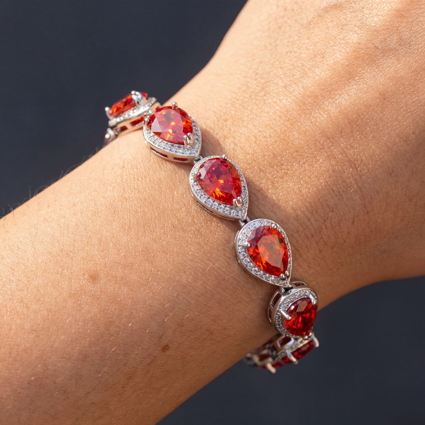 ICED OUT "CRYING TEAR" ARMBAND - ICERAIN JEWELRY