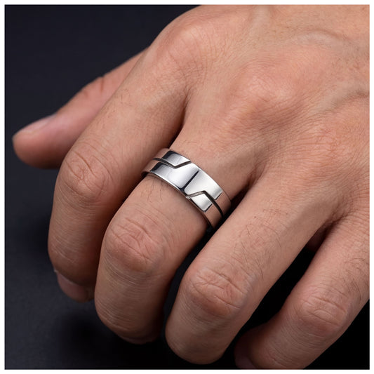 EDELSTAHL "HERLO" RING - ICERAIN JEWELRY