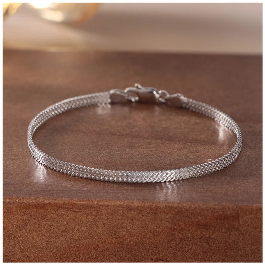 925S SILVER 2,8MM "NET" ARMBAND - ICERAIN JEWELRY