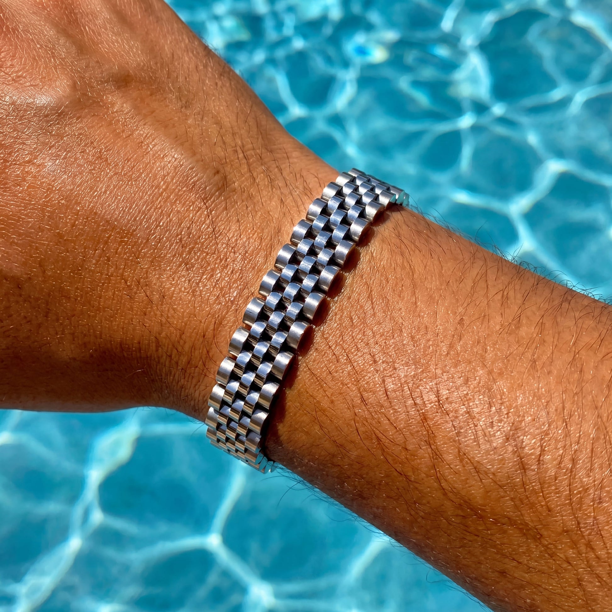 EDELSTAHL 10MM "JUBILEE" ARMBAND - ICERAIN JEWELRY