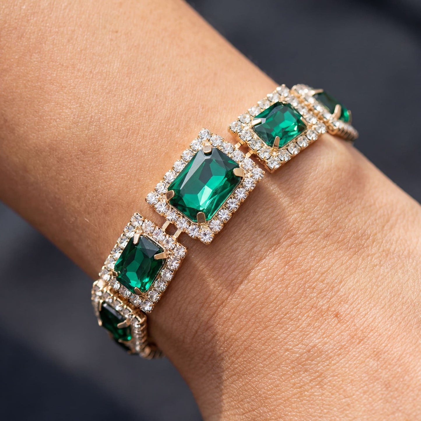 ICED OUT "GRENNYSTAL" ARMBAND - ICERAIN JEWELRY