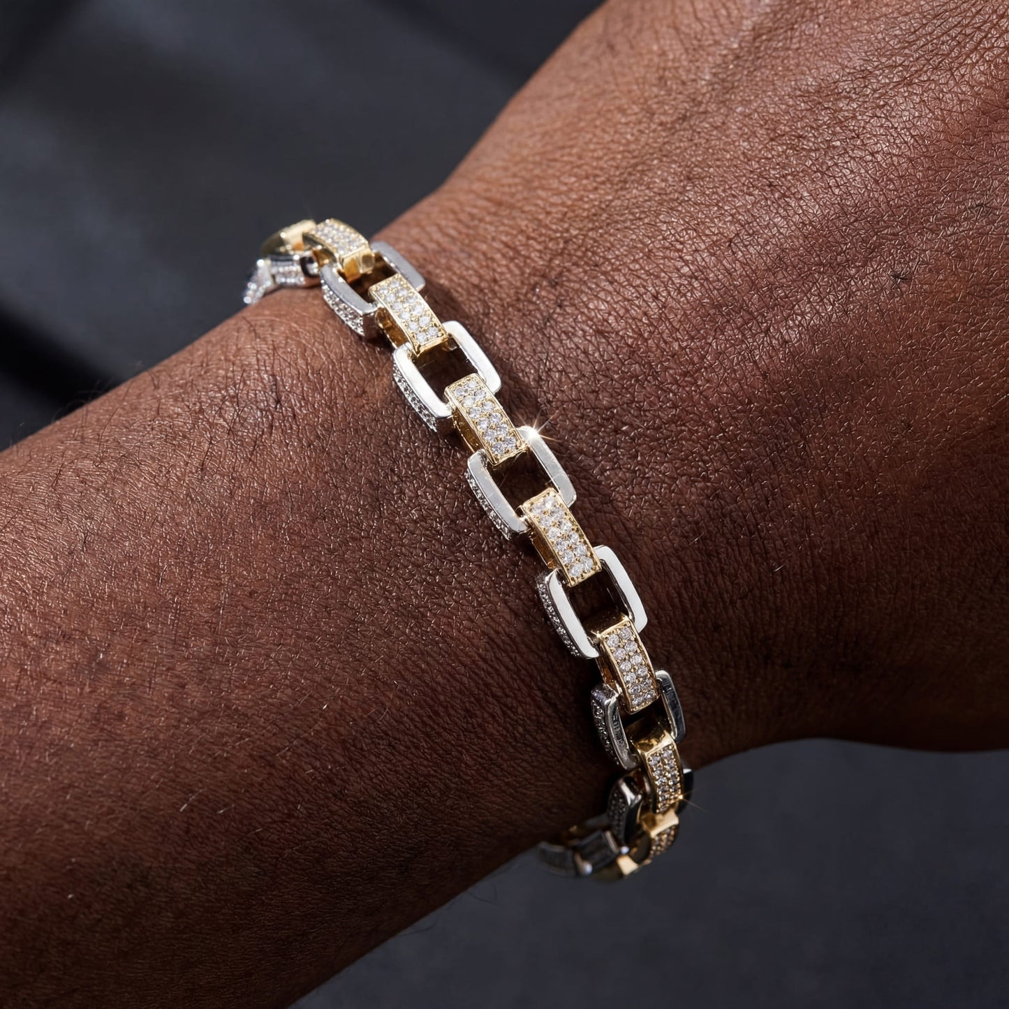 ICED OUT 8MM "ICEBOX" ARMBAND - ICERAIN JEWELRY