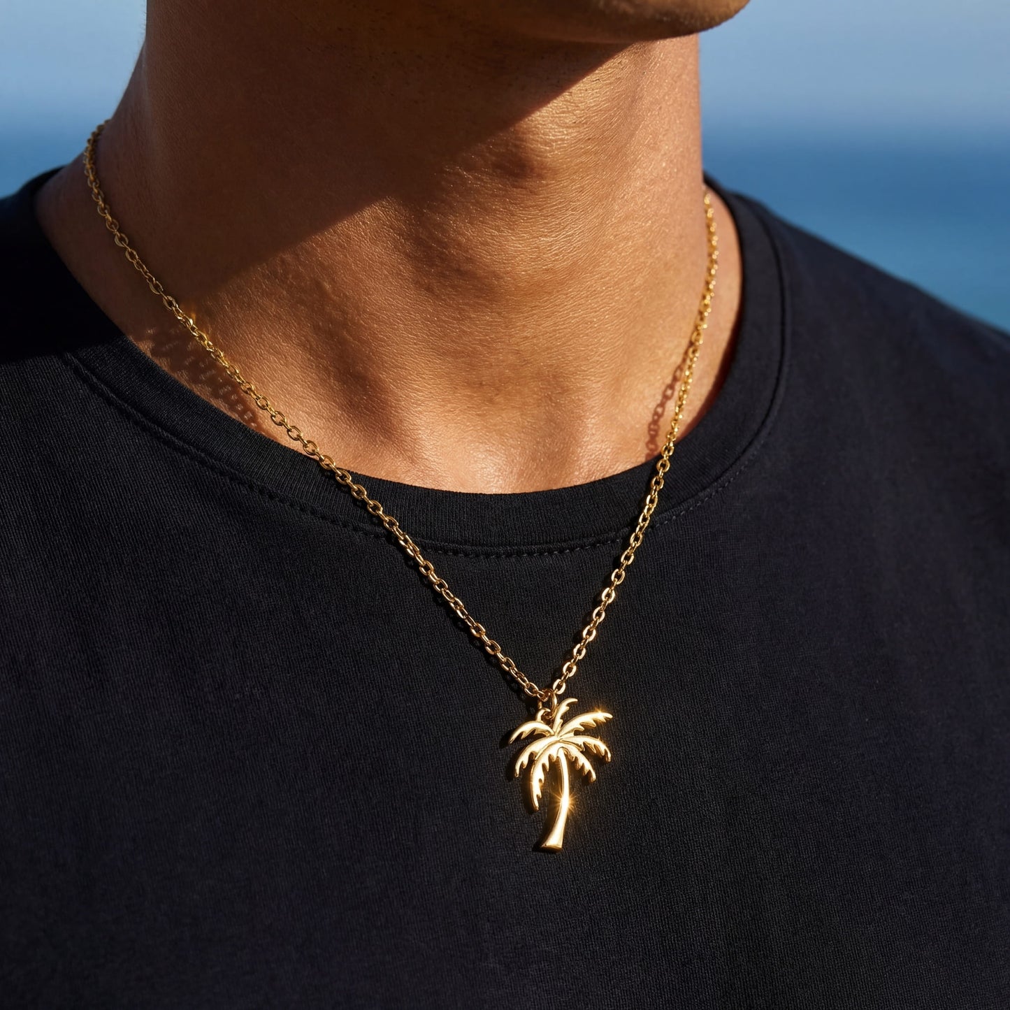 EDELSTAHL "PALM" KETTE - ICERAIN JEWELRY