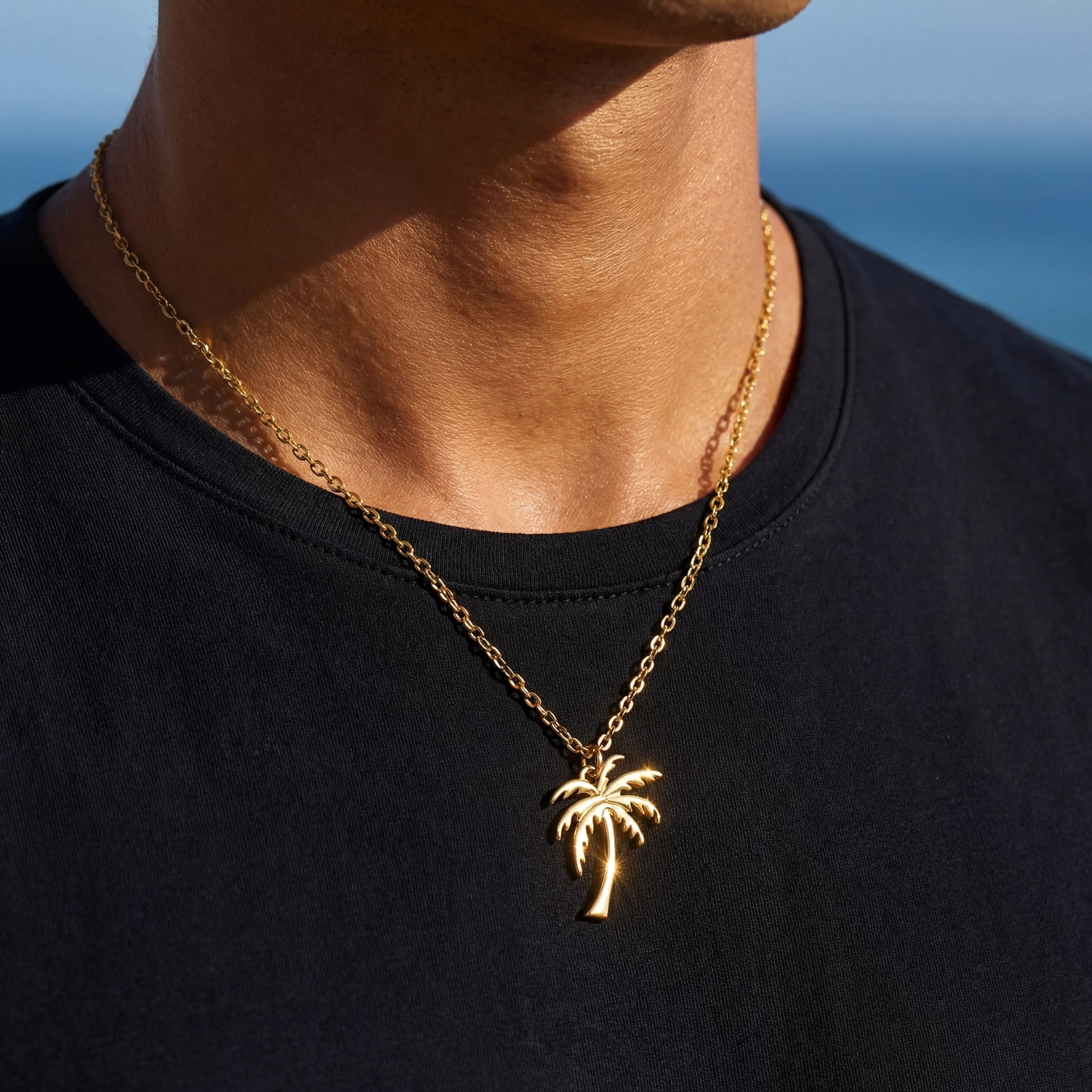 EDELSTAHL "PALM" KETTE - ICERAIN JEWELRY