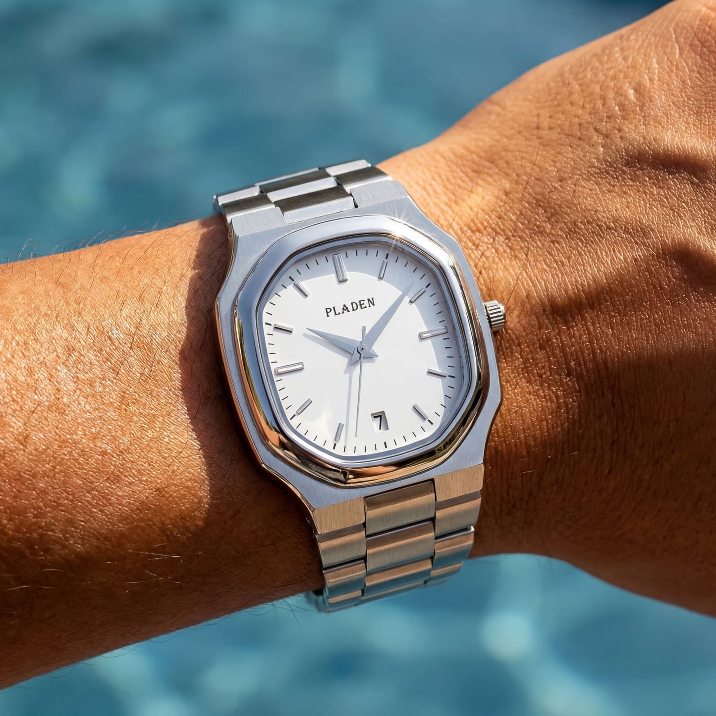 EDELSTAHL "WHOLARS" UHR - ICERAIN JEWELRY