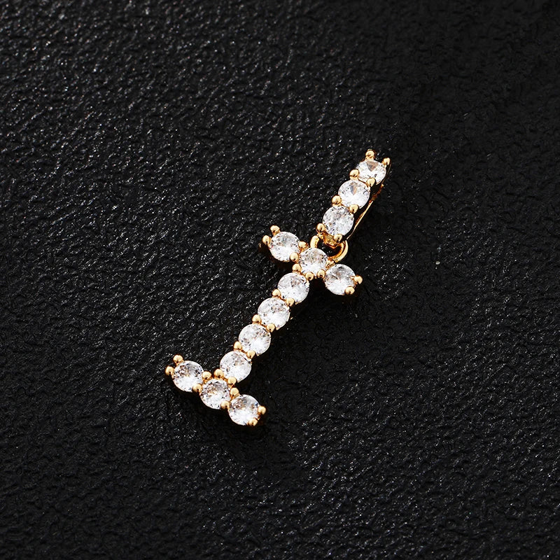 PERSONALISIERTER ICED OUT ANFANGSBUCHSTABE "SI" CHARM - ICERAIN JEWELRY