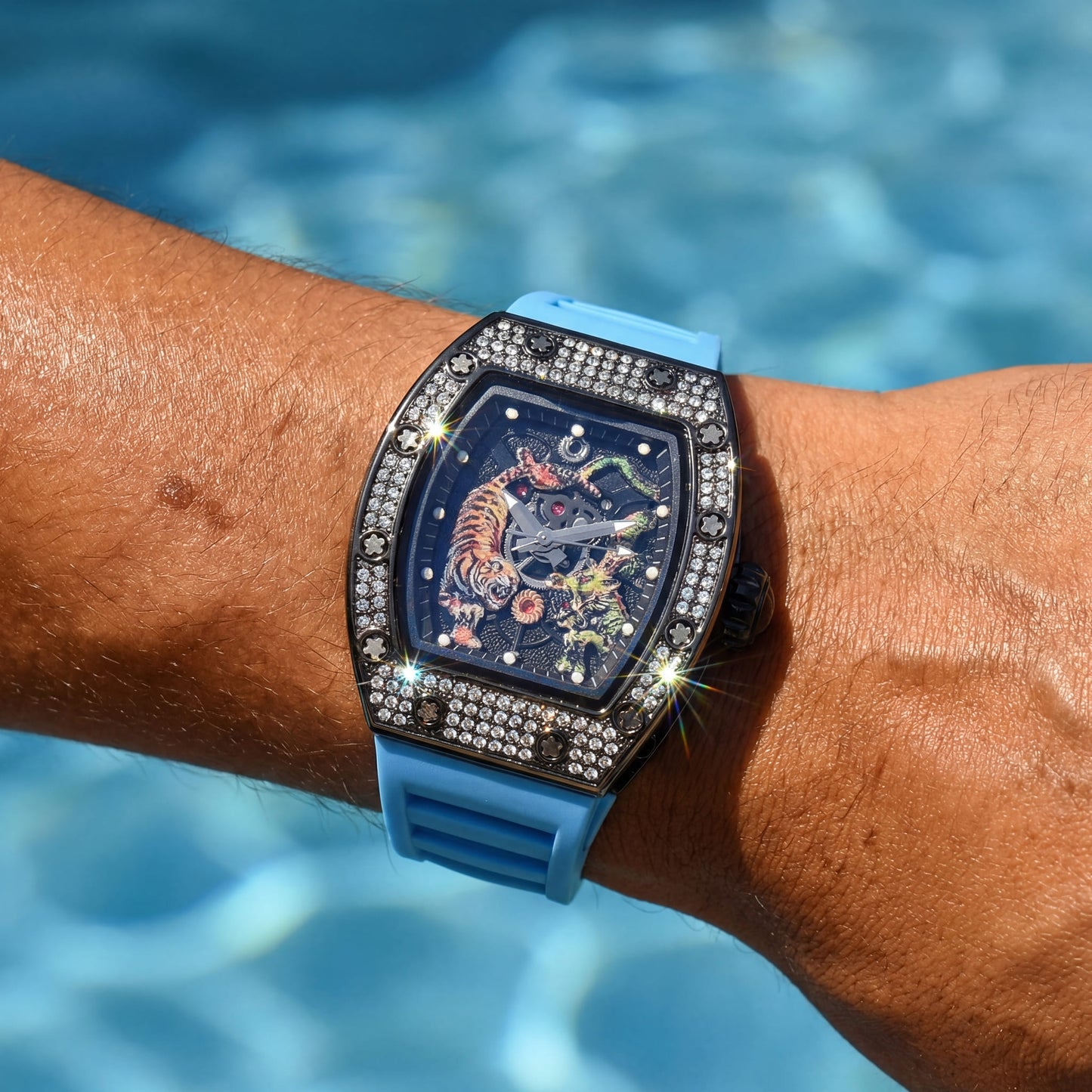ICED OUT "GALVADOR" UHR - ICERAIN JEWELRY