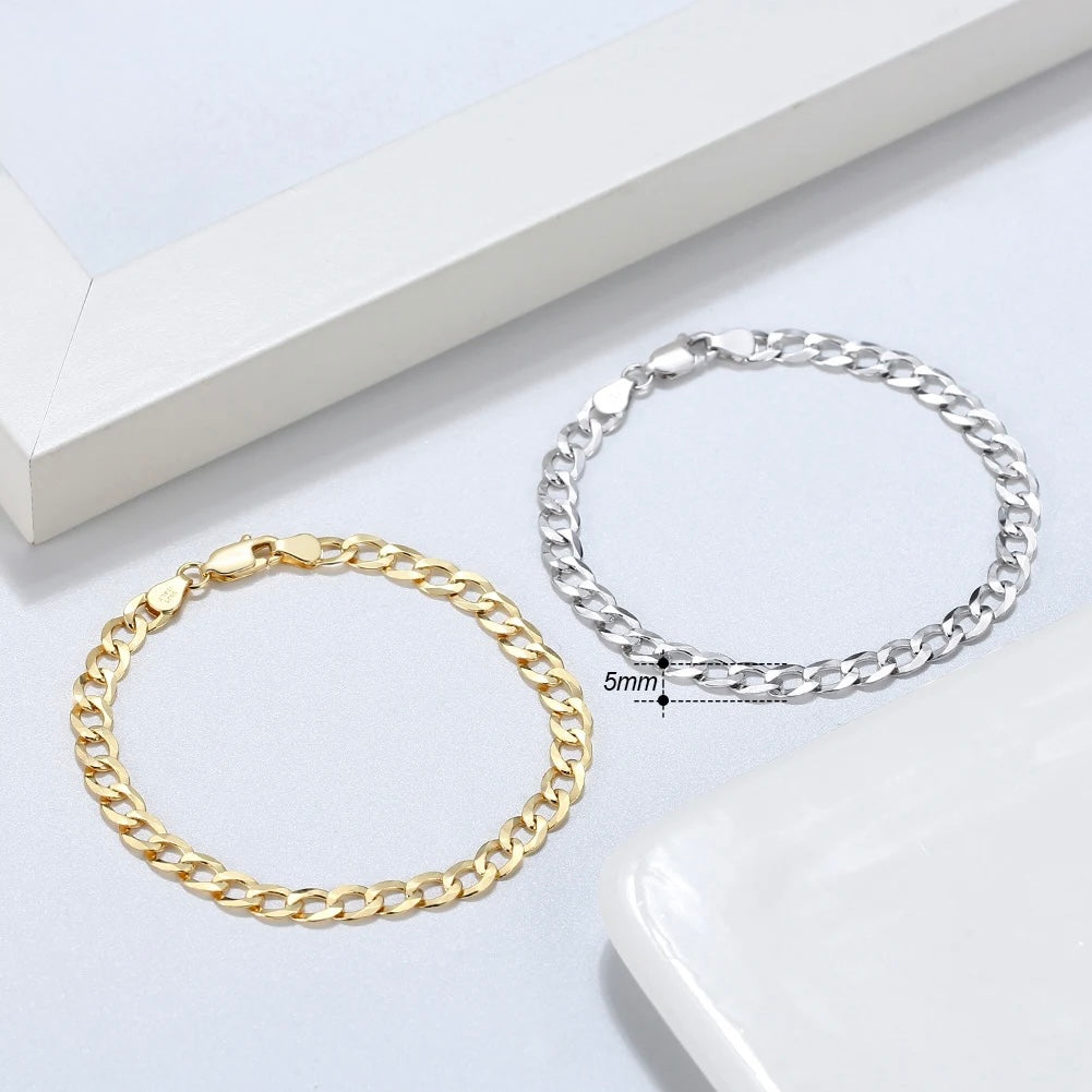 925S SILVER "CUBAN" ARMBAND [CLASSIC VERSION] - ICERAIN JEWELRY