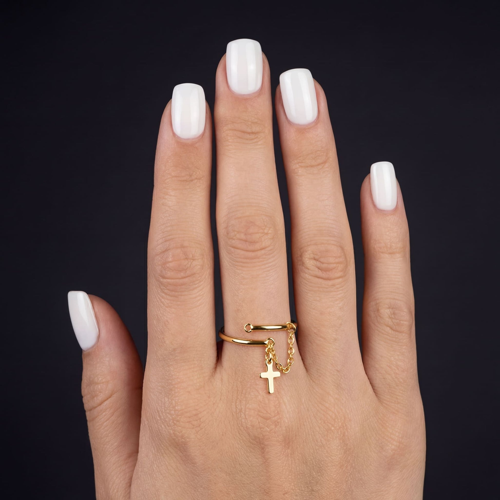 925S SILVER "CROSS V3" RING - ICERAIN JEWELRY