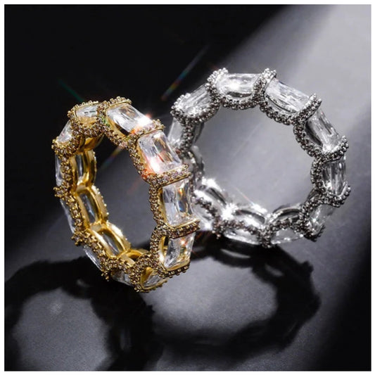 ICED OUT "BAGLATELLI" RING - ICERAIN JEWELRY