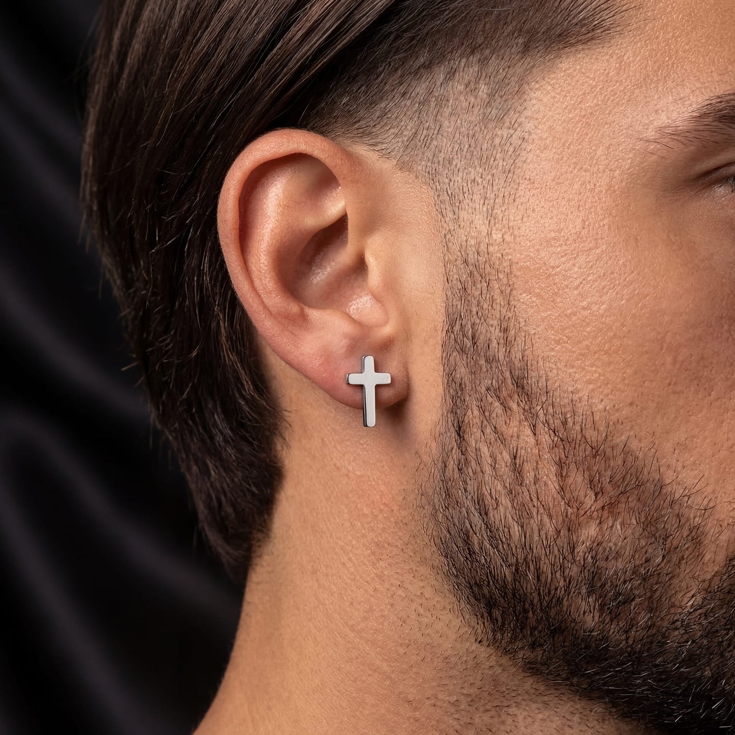 EDELSTAHL "CROSS V3" OHRRINGE - ICERAIN JEWELRY