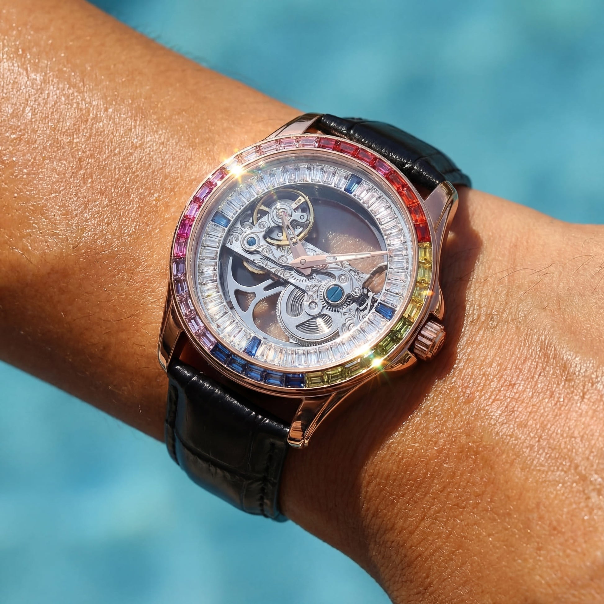 ICED OUT AUTOMATIK "MONTRANACO" UHR - ICERAIN JEWELRY
