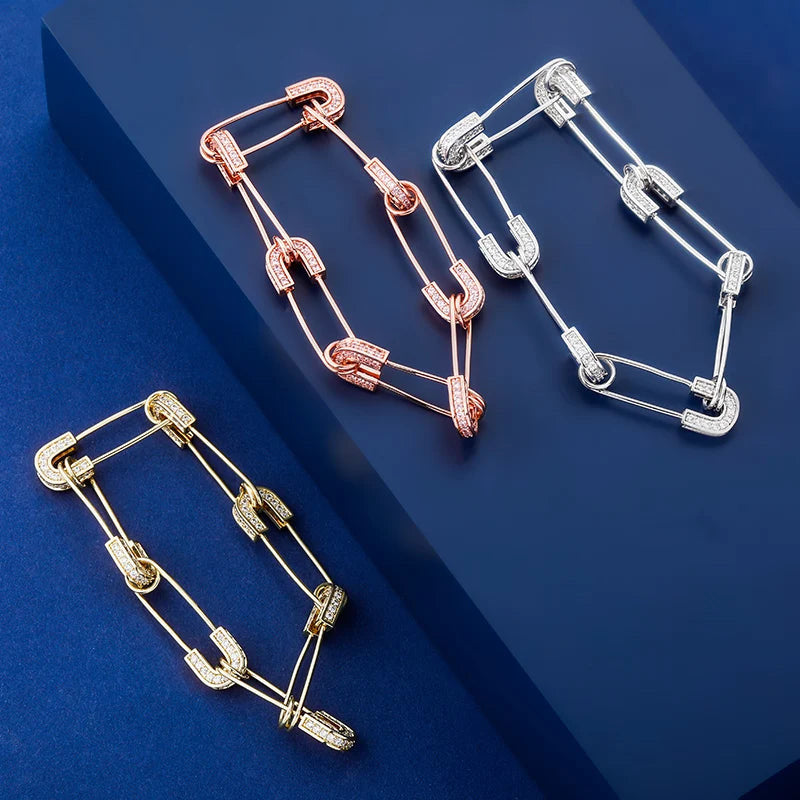 ICED OUT "PIN" ARMBAND - ICERAIN JEWELRY