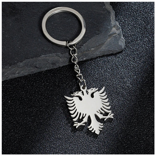 EDELSTAHL "ALBANIA" SCHLÜSSELANHÄNGER - ICERAIN JEWELRY