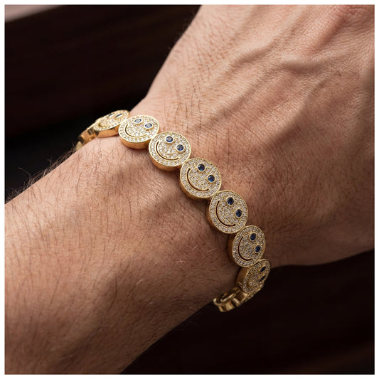 SALE | ICED OUT "BLUE SMILE" ARMREIF - ICERAIN JEWELRY