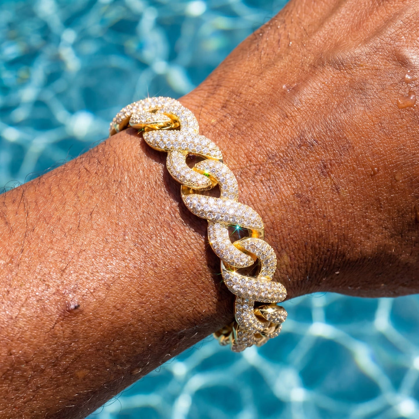 ICED OUT "CUBAN INFINITY" ARMBAND - ICERAIN JEWELRY