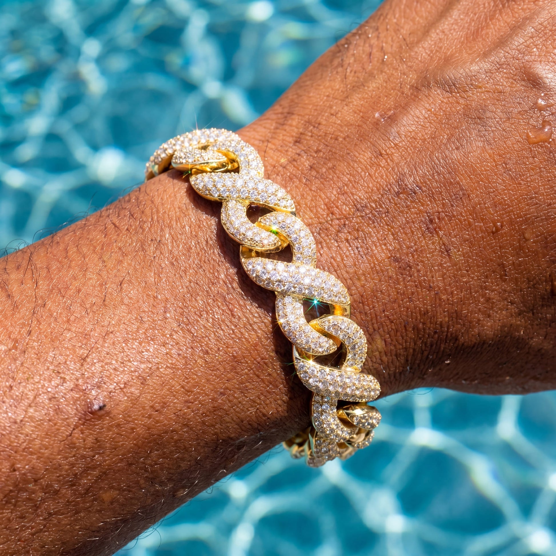 ICED OUT "CUBAN INFINITY" ARMBAND - ICERAIN JEWELRY