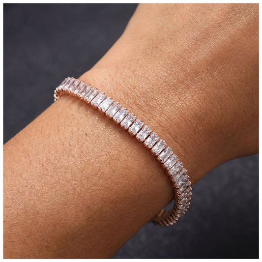 ICED OUT 5MM "ROSEGOLD SHINO" ARMBAND - ICERAIN JEWELRY