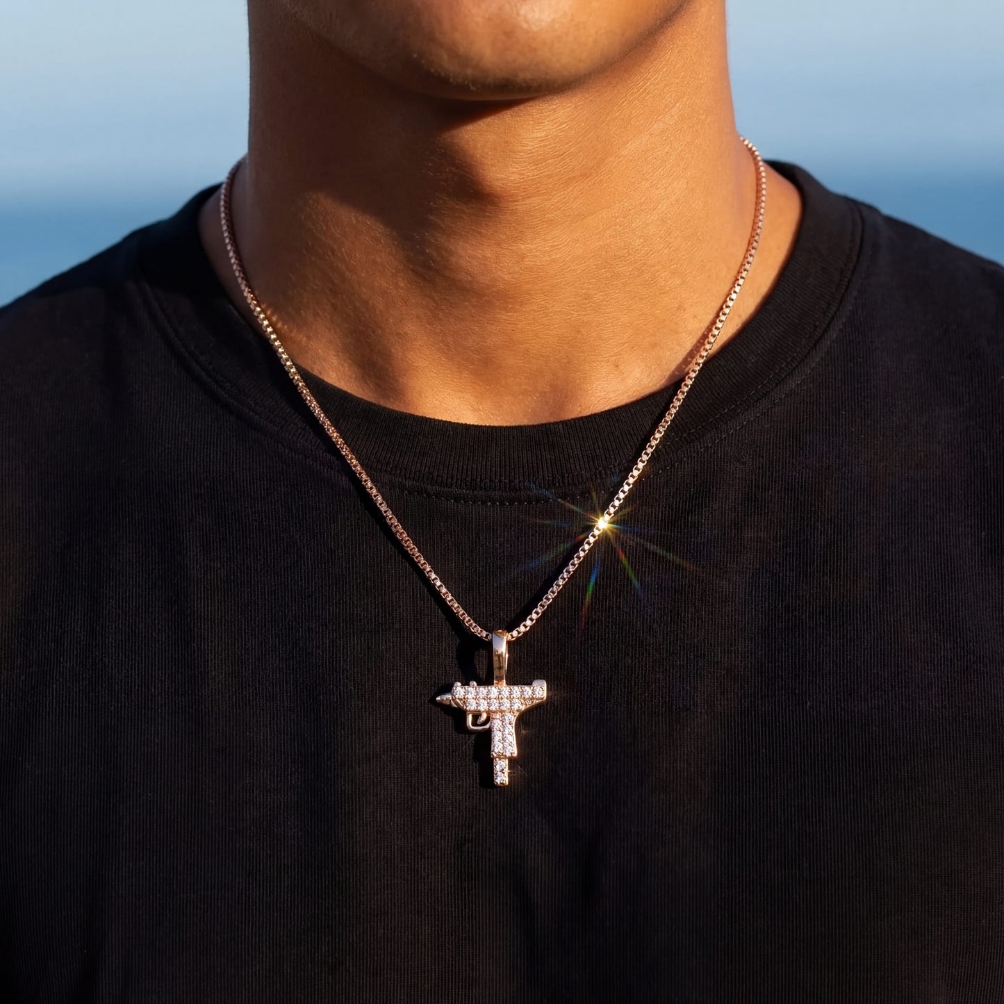 ICED OUT "MP" KETTE - ICERAIN JEWELRY