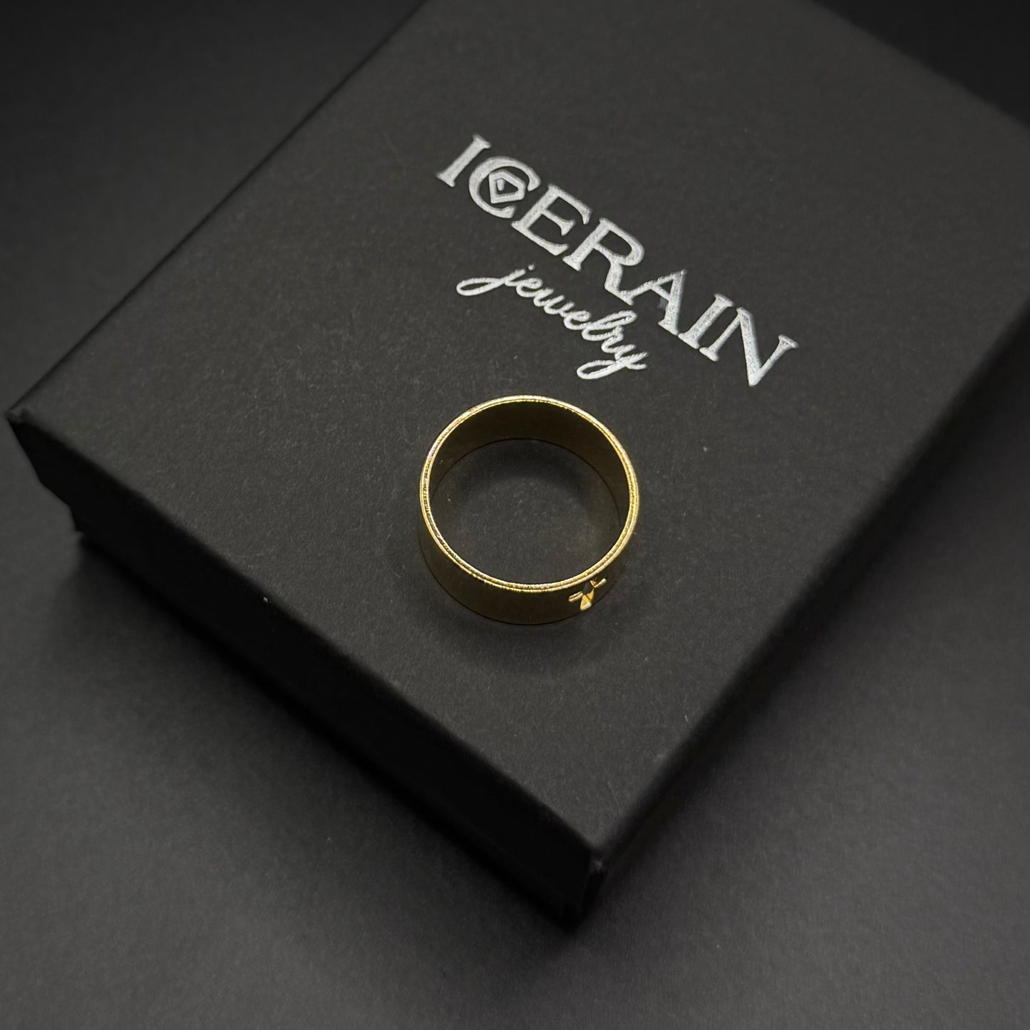 EDELSTAHL "CROSS V4" RING - ICERAIN JEWELRY