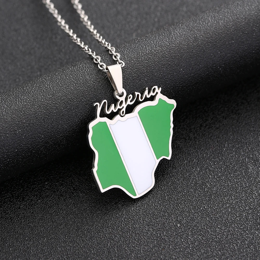 EDELSTAHL "NIGERIA V2" LÄNDERKETTE - ICERAIN JEWELRY