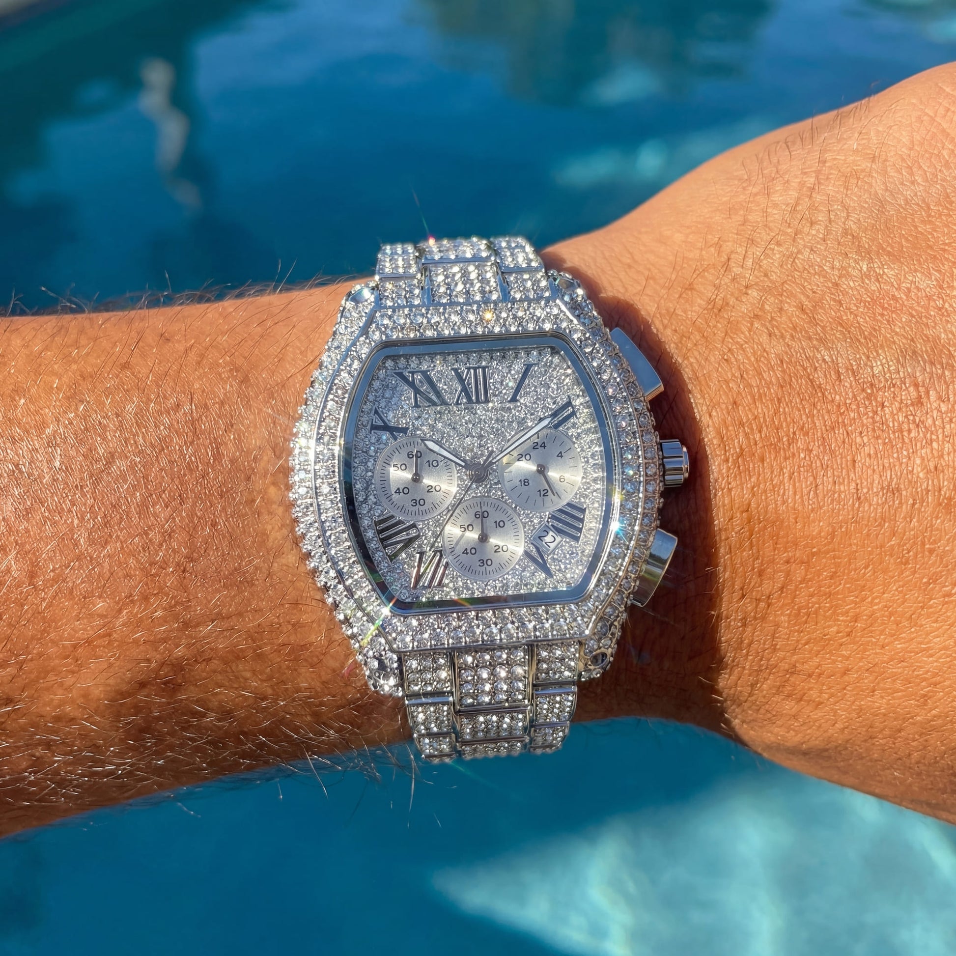 ICED OUT "FIERO" UHR - ICERAIN JEWELRY